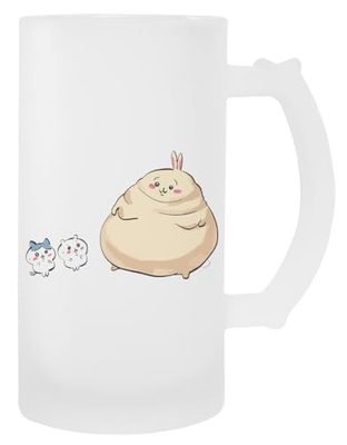 Chope en verre avec anse Usagi & Hachiware (MAGITONE)