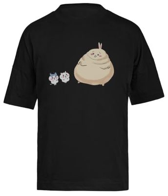 T-shirt oversize unisexe noir (MAGITONE)