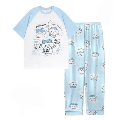 Ensemble pyjama 2 pièces manches courtes (Satdflie)