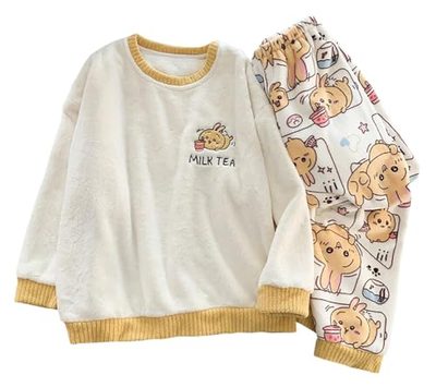 Pyjama polaire d’hiver motif Usagi (Satdflie)