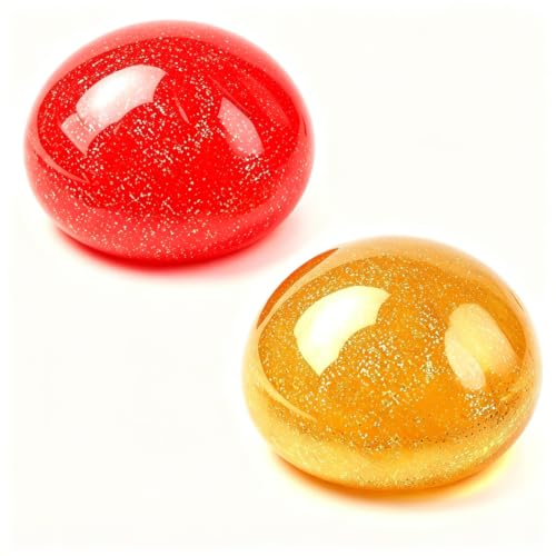 Duo Dumplings Squishy Fidget Sensoriel Pailletés — Boîtes Vapeur