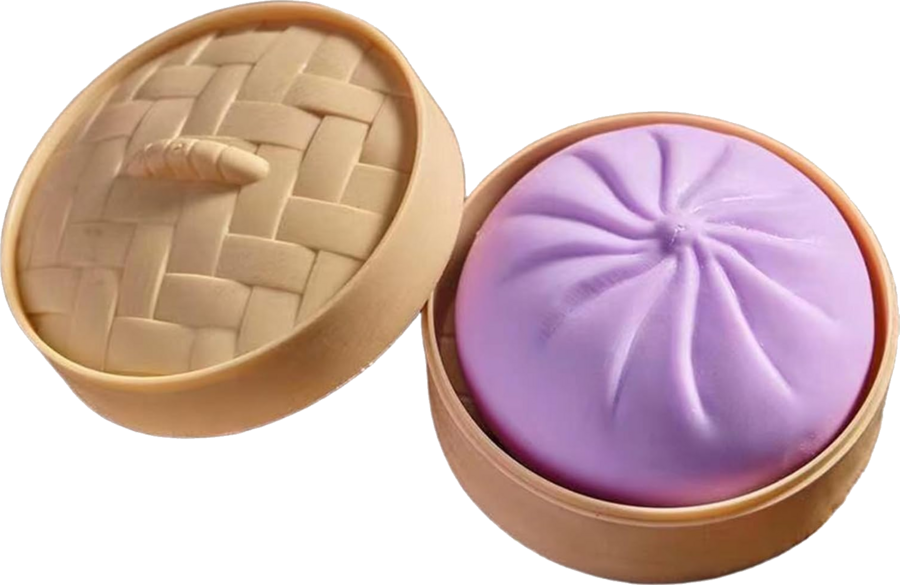 Bao Squishy Classique Blanc 12 cm